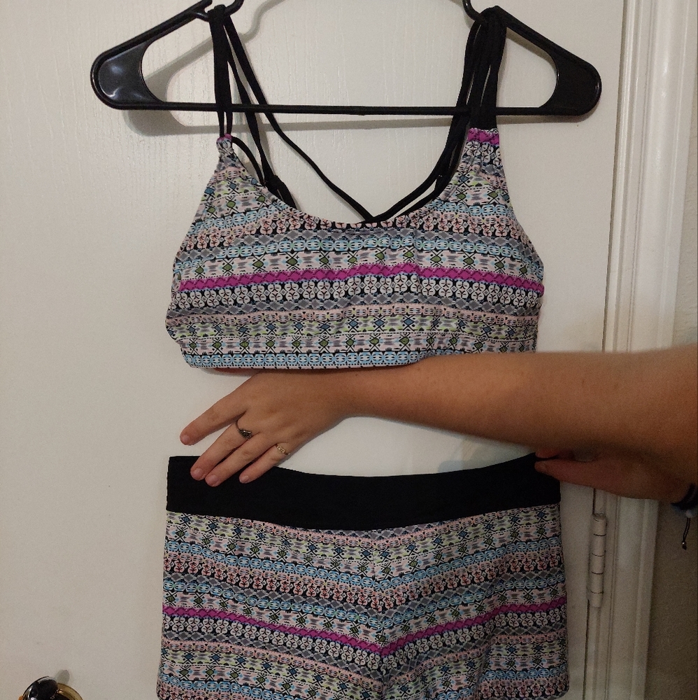 Two piece bathing suit